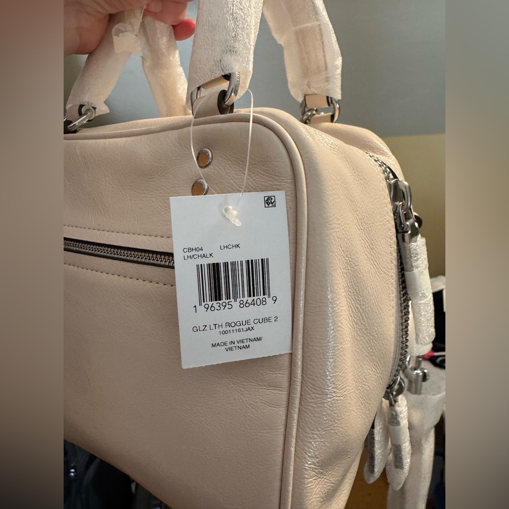New With Tags- Coach Cube Rogue in White Patent Leather - Picture 9 of 14